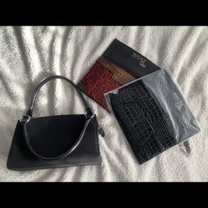 MICHE classic black handbag with 2 skins NWT